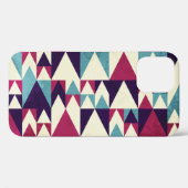 レトロ三角形の幾何学的シームレスパターン Case-Mate iPhoneケース (裏面 (横))