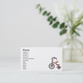 レトロ三輪車 名刺 (スタンド正面)