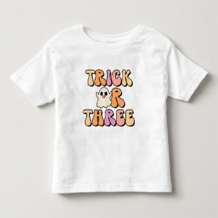 レトロ不気味トリック又は3誕生日 トドラーTシャツ