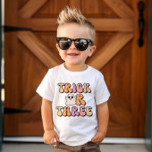 レトロ不気味トリック又は3誕生日 トドラーTシャツ