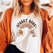 レトロ不気味バベハロウィーン トライブレンドＴシャツ