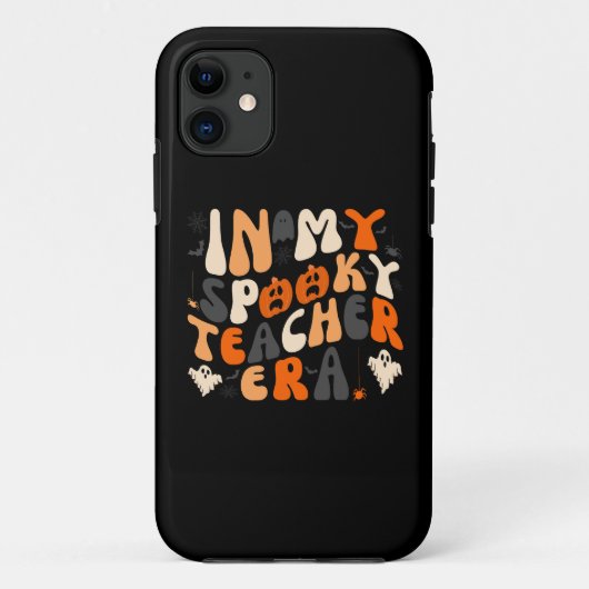 レトロ不気味先生エラハロウィーン Case-Mate iPhoneケース (裏面)