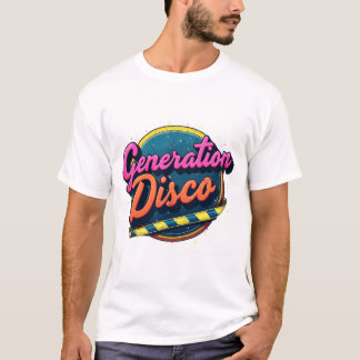 レトロ世代ディスコTシャツ - ユニセックスディスコTee Tシャツ
