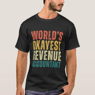 レトロ世界の最も収入の多い会計士おもしろいAcc Tシャツ