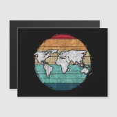 レトロ世界地図 (正面/裏面)