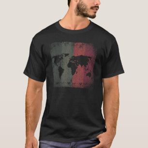 レトロ世界地図1 Tシャツ