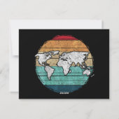 レトロ世界地図 シーズンカード (裏面)
