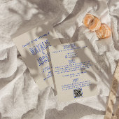 レトロ両面ハンド書QRコード結婚の 招待状