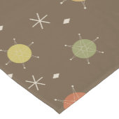 レトロ中モダンスターバスト空数々の色 ショートテーブルランナー (コーナー)