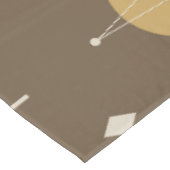 レトロ中モダンスターバスト空数々の色 テーブルクロス (アングル)