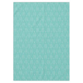 レトロ中世紀のモダンオーナメントパターン テーブルクロス (正面)