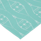 レトロ中世紀のモダンオーナメントパターン テーブルクロス (アングル)