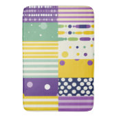 レトロ中世紀モダン美術ポップ・アートのインスパイア バスマット (正面縦)