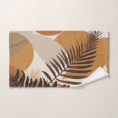 レトロ中世紀秋モダンフローラヤシ バスタオルセット (ハンドタオル)