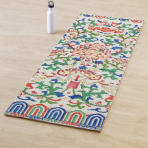 レトロ中国ロータスボタニカルオンホワイトチノイスリー