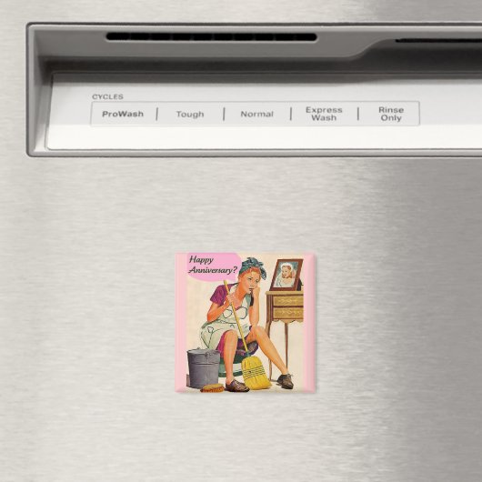 レトロ主婦の記念日 マグネット (インサイチュ (食洗機))
