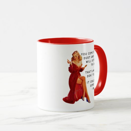 レトロ主婦ウィズダムダストトゥダスト マグカップ (正面右)