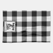 レトロ主婦ベーキングユーモークキッチンタオル キッチンタオル (横)