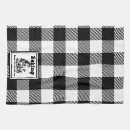 レトロ主婦ベーキングユーモークキッチンタオル キッチンタオル