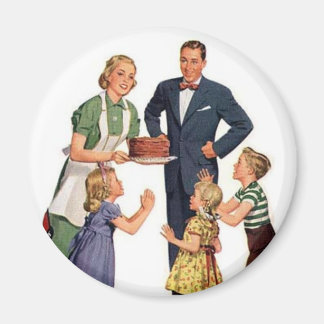 レトロ主婦&ファミリー マグネット