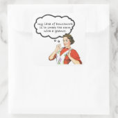 レトロ主婦 – マイアイディアオブハウスワーク スクエアシール (バッグ)