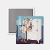 レトロ主婦 マグネット (正面/裏面)