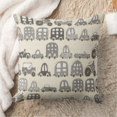 レトロ乗り物 クッション (ブランケット)