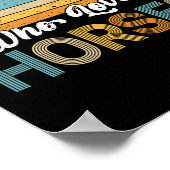 レトロ乗馬好き愛する少年 ポスター (角)