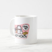 レトロ乳製品月 コーヒーマグカップ (正面左)