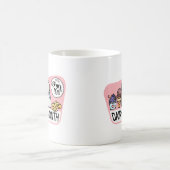 レトロ乳製品月 コーヒーマグカップ (中央)