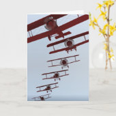 レトロ二面 カード (黄色い花)