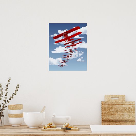 レトロ二面 ポスター (キッチン)