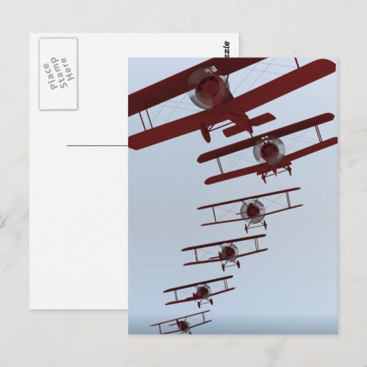 レトロ二面 ポストカード (正面/裏面)