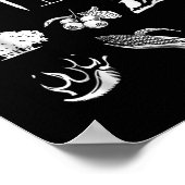 レトロ人気がある音楽バンド90年代ロックViのおもしろい音楽 ポスター (角)