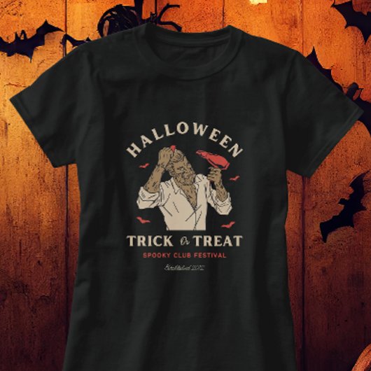 レトロ人狼ヘアデイシャツ Tシャツ