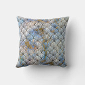 レトロ人魚インスパイア抽象芸術枕 クッション (裏面)