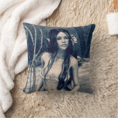 レトロ人魚 クッション (ブランケット)