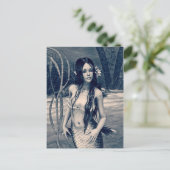 レトロ人魚 ポストカード (スタンド正面)