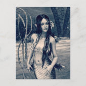 レトロ人魚 ポストカード (正面)