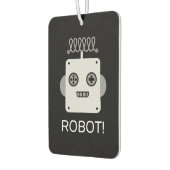 レトロ付きアンテナ顔よくはしゃぐ装置 カーエアーフレッシュナー (左)