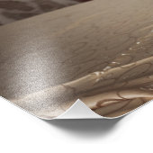 レトロ付き女性 フォトプリント            (角)