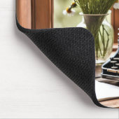 レトロ付き手動タイプライターデイジー マウスパッド (コーナー)