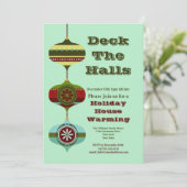 レトロ休日 |ホリデーハウス温暖化パーティー 招待状 (スタンド正面)