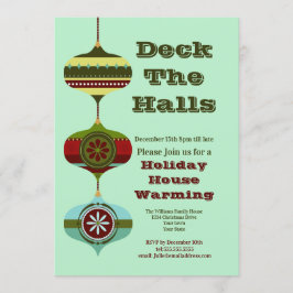 レトロ休日 |ホリデーハウス温暖化パーティー 招待状