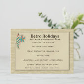 レトロ休日[7x5招待状] 招待状 (スタンド正面)