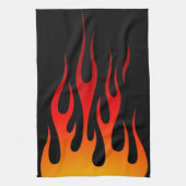 レトロ伝統的フ改造レイカスタムレース キッチンタオル (縦)