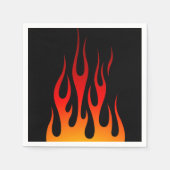 レトロ伝統的フ改造レイカスタムレース スタンダードカクテルナプキン (正面)