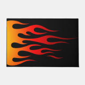 レトロ伝統的フ改造レイカスタムレース ドアマット (正面)