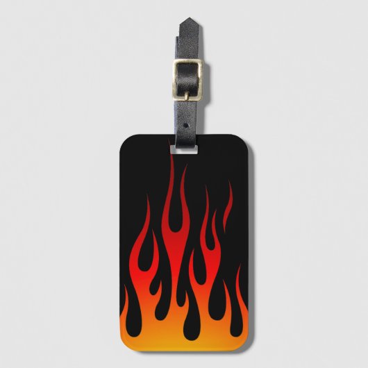 レトロ伝統的フ改造レイカスタムレース ラゲッジタグ (正面縦)