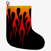 レトロ伝統的フ改造レイカスタムレース ラージクリスマスストッキング (正面)